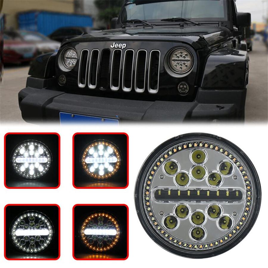 7-дюймовая светодиодная фара для Jeep Wrangler