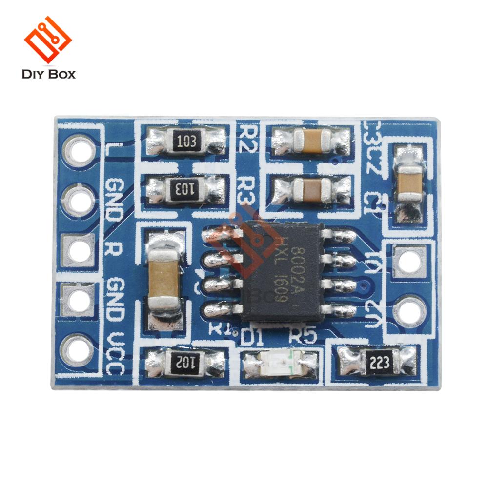 1-10pcs HXJ8002 Mono Amplifier Board Module BTL Audio Power Sound Voice AMP Board 2.0-5.5V Amplifier for Speakers Volume Control