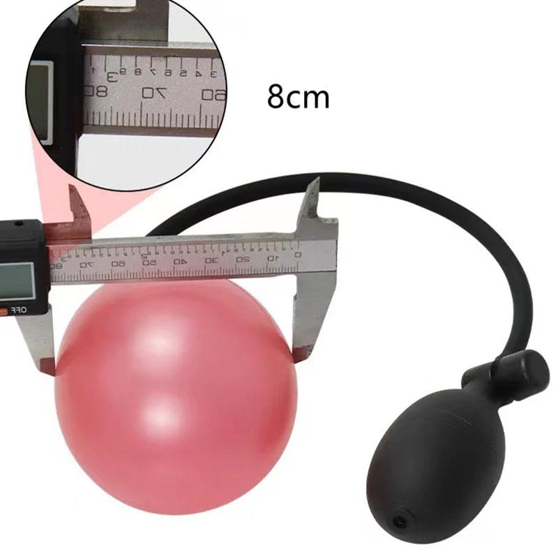 Silicone Expandable Inflatable Anal Pulg Vagina Massager Dilator Butt Pulg BDSM Sex Toy for Men