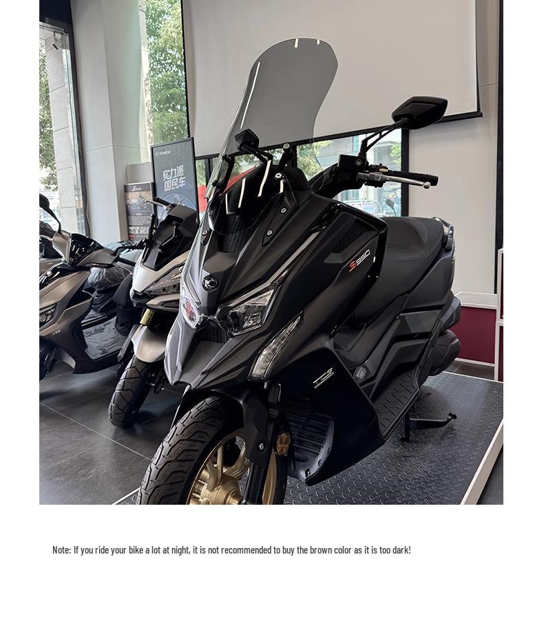 Raised Windshield for KYMCO S350/S250 - Modified Front Accessories