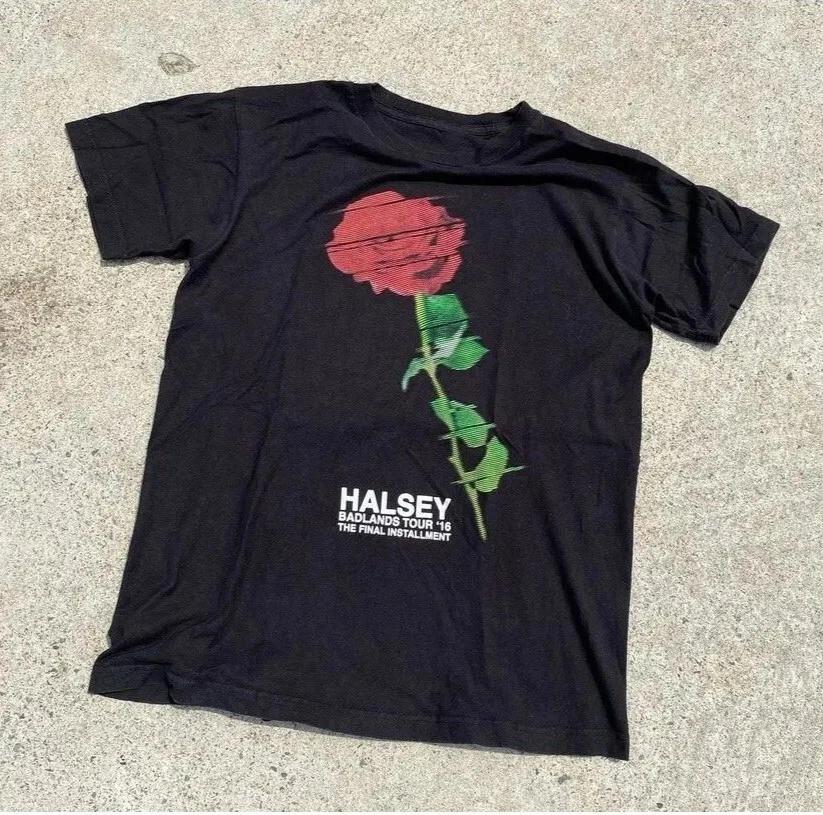 

Halsey The Badlands Tour USA T-shirt Cotton For Men Women UU602 2XL