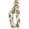 Womens Pajama Pants Sleepwear Casual Drawstring Elastic Waist Pants Comfy Straight Yoga Loose Trousers