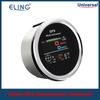 ELING 85mm 10 In 1 Functions Digital GPS Speedometer ODO Tachometer Hours Fuel Voltmeter Water Temp Oil Pressure