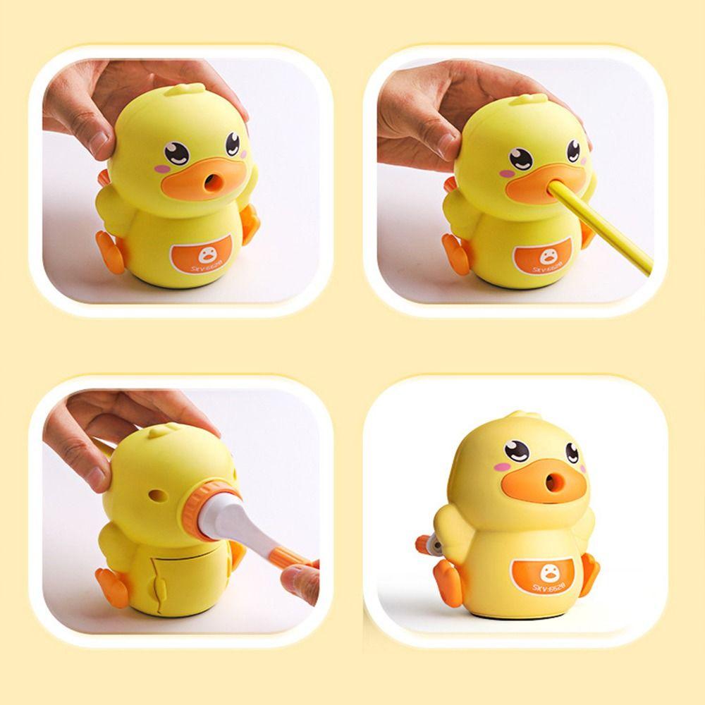 Pencil Cutting Tools Duck Pencil Sharpener Pencil Cutter Mechanical Sharpener  Boys Girls