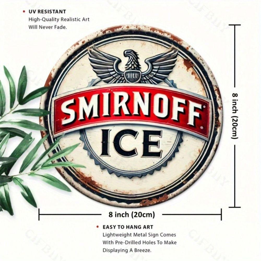Metal Tin Sign Retro Decoration 20x20cm