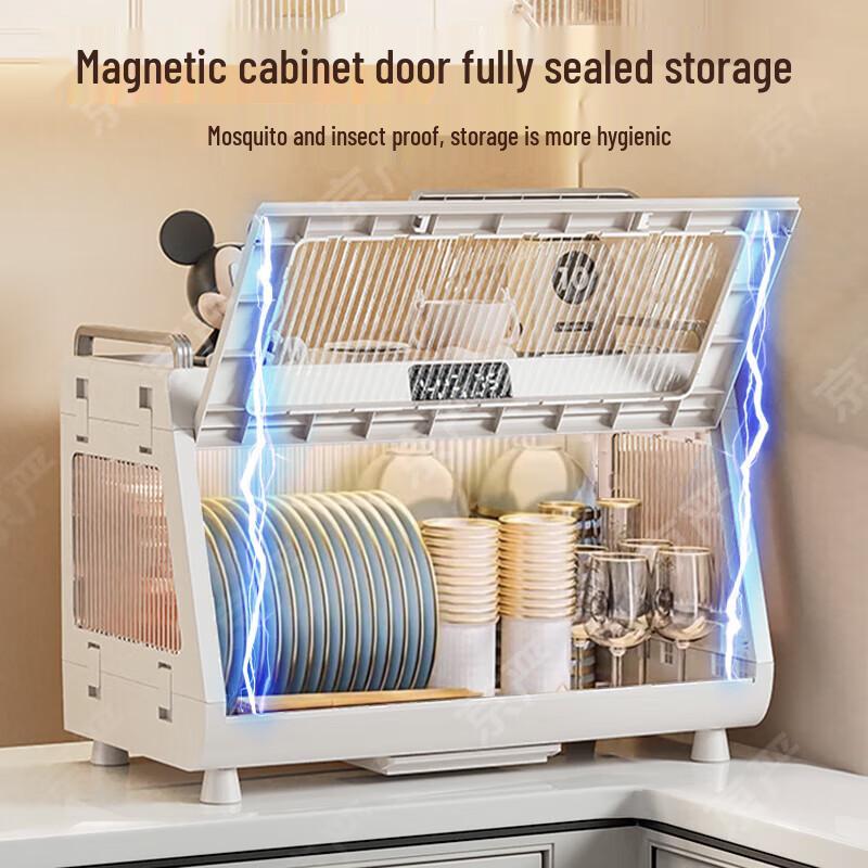 Kitchen Dish Drying and Storage Rack