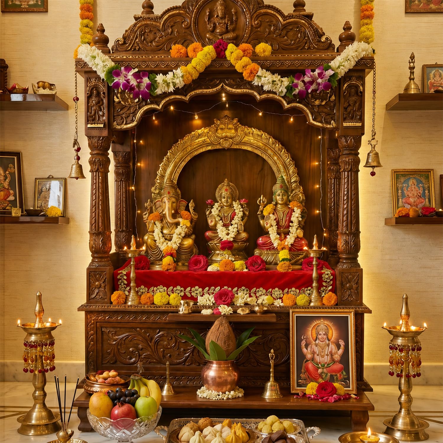 Dulhan Designer Pooja Cloth for Mandir