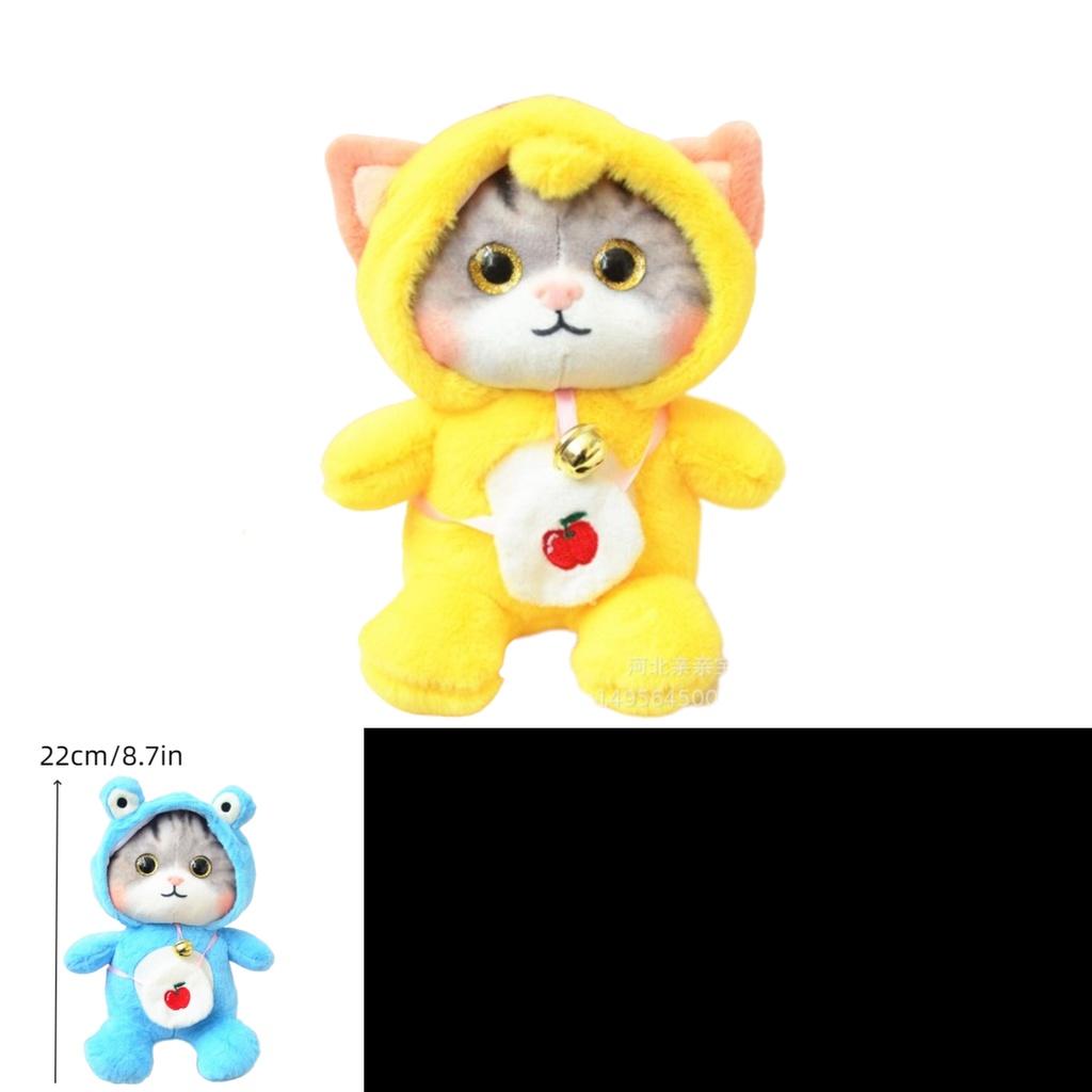 Cute Cat Plush Toy For Kids Soft And Cuddly, Perfect For Nap Time Cartoon Animal Stuffed Animal