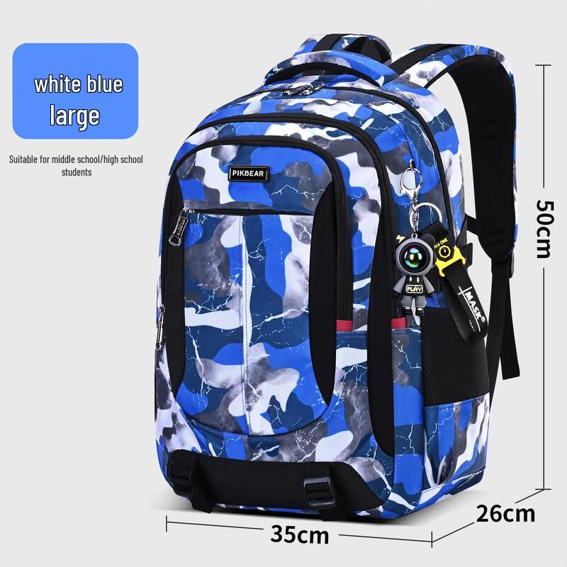 Li Shen Camouflage Lightweight Student Backpack