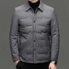 Vielseitige Herren-Freizeit-Daunenjacke 2024 mit Hemdkragen
