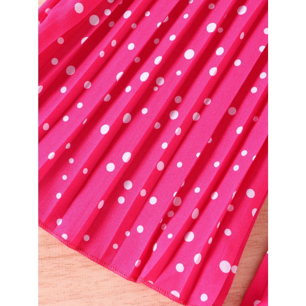 2-7Y Girls Summer New Cartoon Personality Avatar Short Sleeve + Wide Leg Trousers Casual Two-piece Set