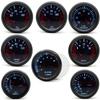 2" 52mm Smoke Lens Boost Gauge Bar psi/Vacuum/Water temp/Oil temp/Oil pressure/Voltmeter/Tachometer RPM Car Gauge +Gauge Pods