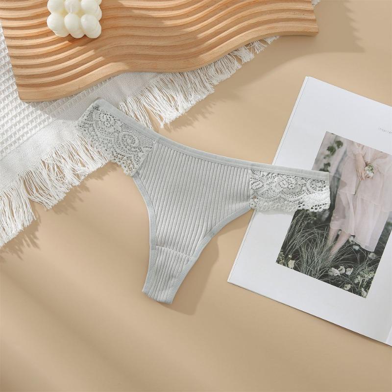 

Кружевное нижнее белье для женщин Сексуальные трусы с низкой талией Хлопковое нижнее белье Женские стринги T-Panties XL