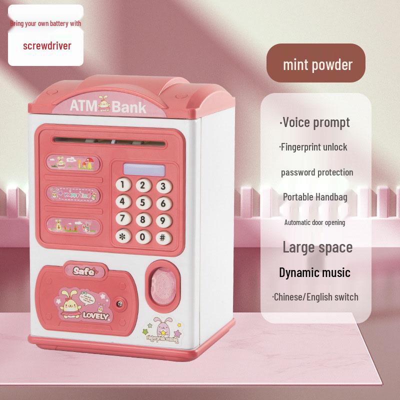 Child's Durable Password Piggy Bank - Large, Drop-proof, Removable & Stylish Gift Toy