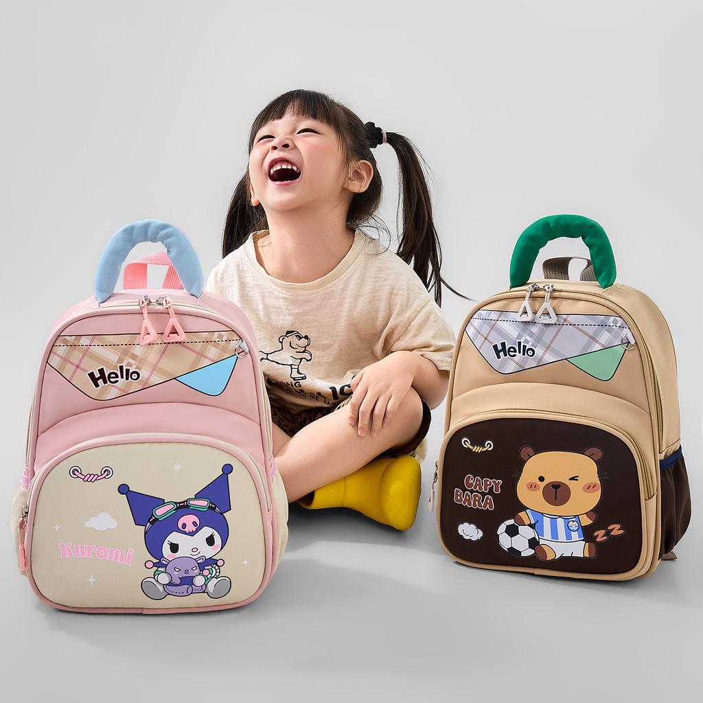 School Bag for Primary School Students New First and Second Grade Boys and Girls Burden Reduction Children's Backpack Kulomi Kindergarten School Bag