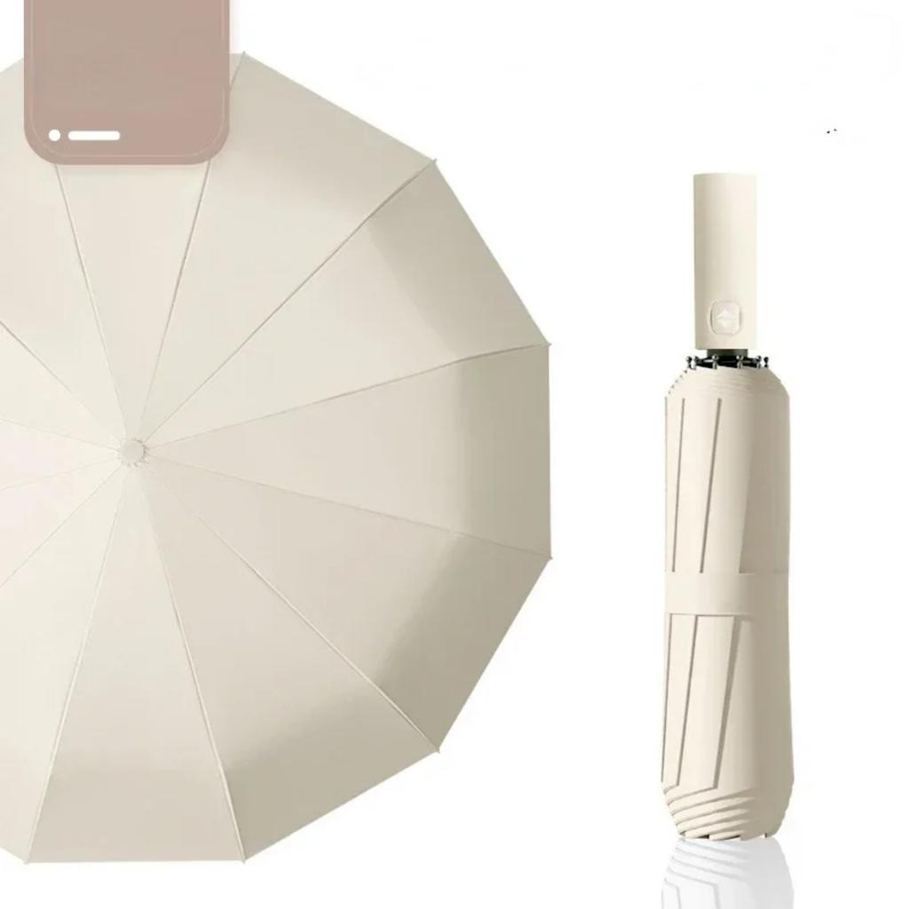 Stay Protected in Any Weather with This Fully Automatic 12-Bone Umbrella