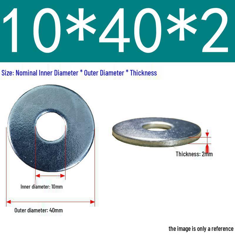 Galvanized Flat Metal Washer Spacer M3-M60