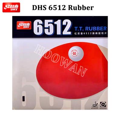 New DHS 6512 Classic Table Tennis Rubber (Allround Type) Original DHS Pimple-in  Ping Pong Sponge