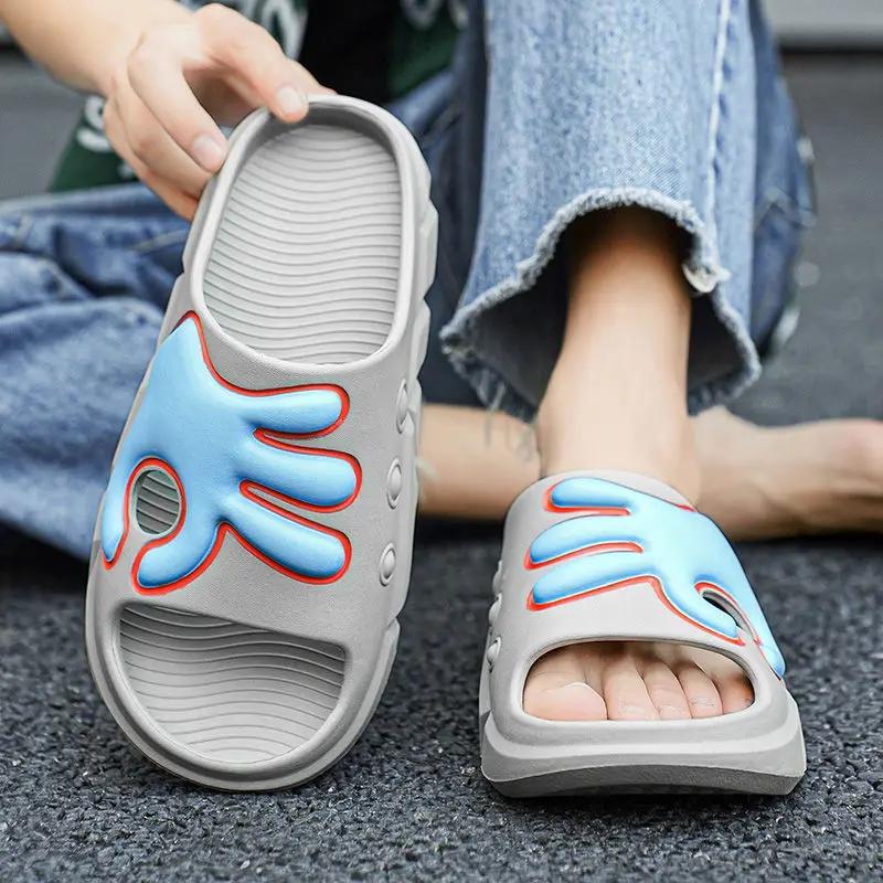 Fashion Soft Slippers for Men Beach Sabot Shoes Cheap Liquidation Comfortable Trend 2025 Adult Low Price Y2k Mascullino Fun Sandals Man