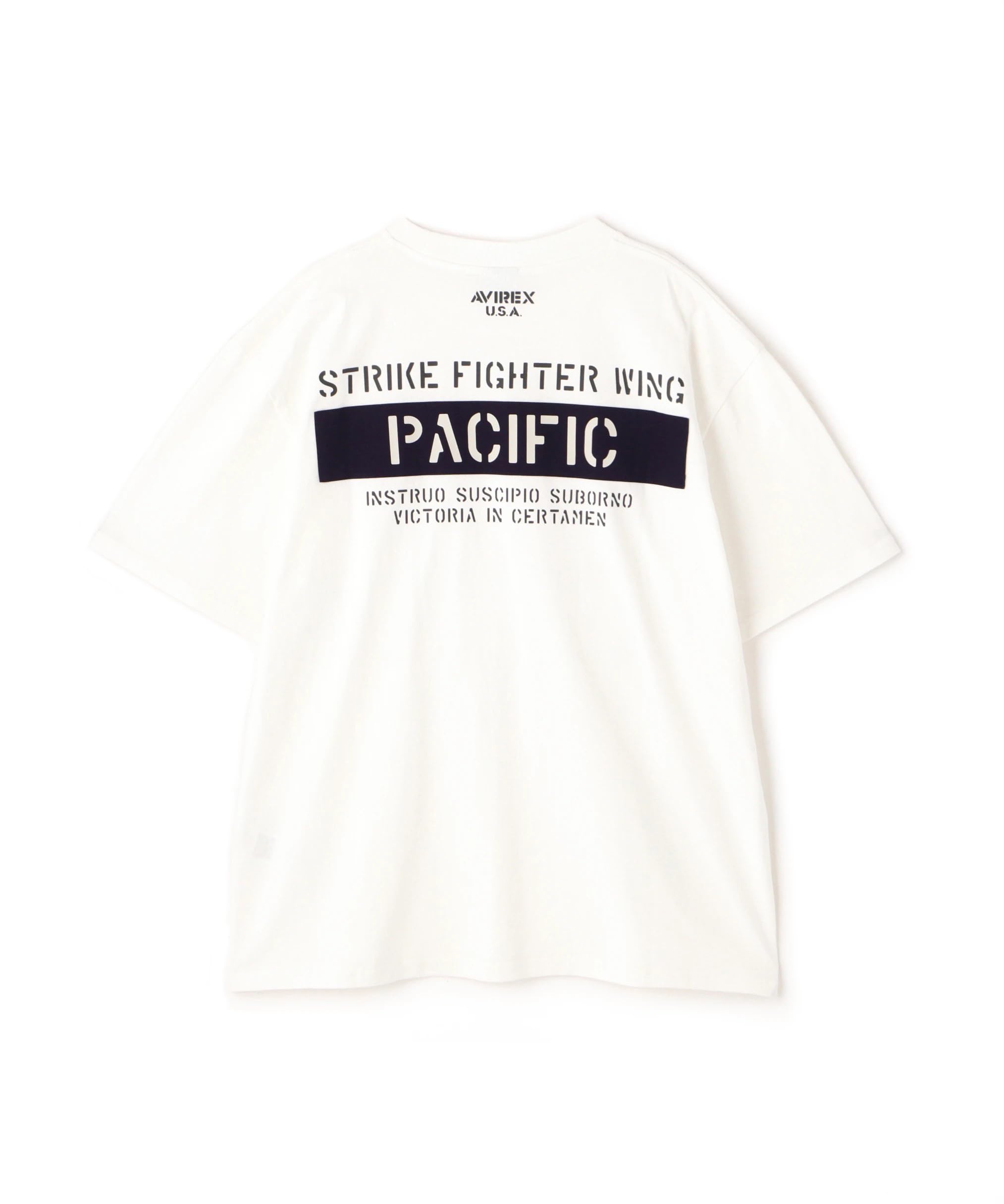 AVIREX SHEETING T-SHIRT S.F.W (WEB&DEPOT Exclusive) Men s Short Sleeve T-Shirt 2XL 030 white 783-5134083
