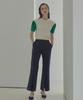 Ossi Front Deep Slit Pants