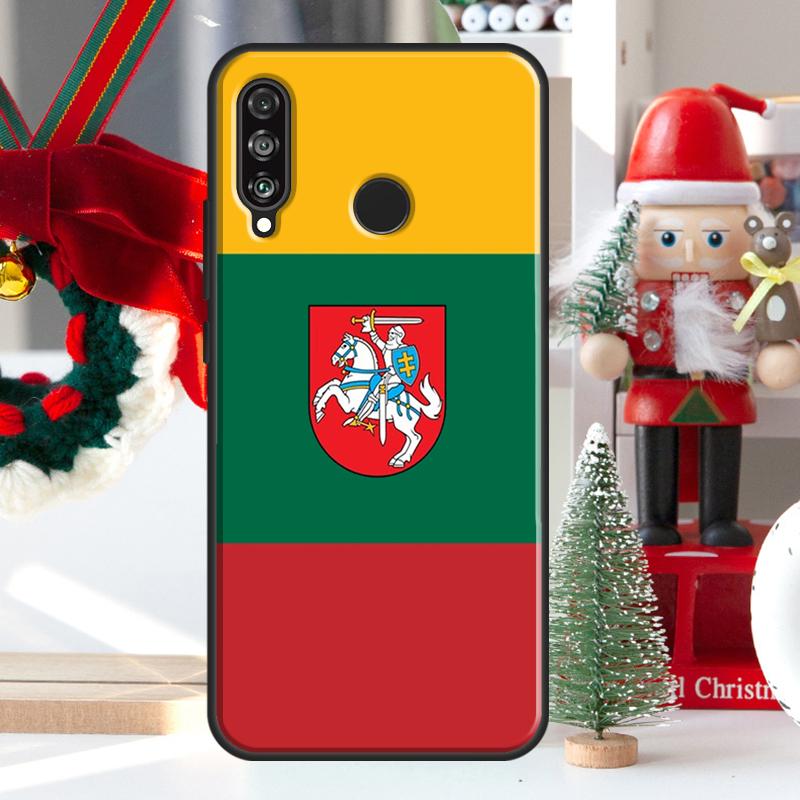 Fashion Lithuania Flag For Huawei Nova 12i 11i 8i 12s Y73 Y72 Y61 Y91 Y90 Y70 Y60 9 10 SE P60 Pro P30 P40 Lite Case