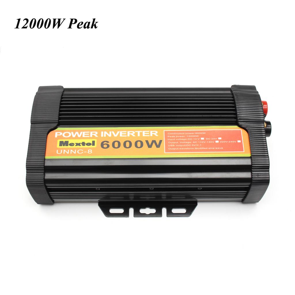 Buy Up10000W Solar Power Inverter Peak DC 12V To AC 110V Modified Sine Wave Converter for Car