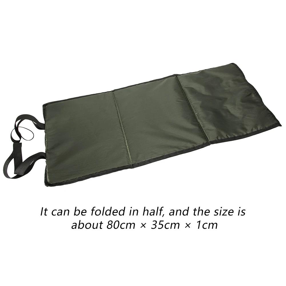 

3-слойный коврик для высадки карпа, многоцелевая защита для рыб, губчатая подкладка, желтая игла для приманки, удобная, дышащая, для наружных принадлежностей зелёный