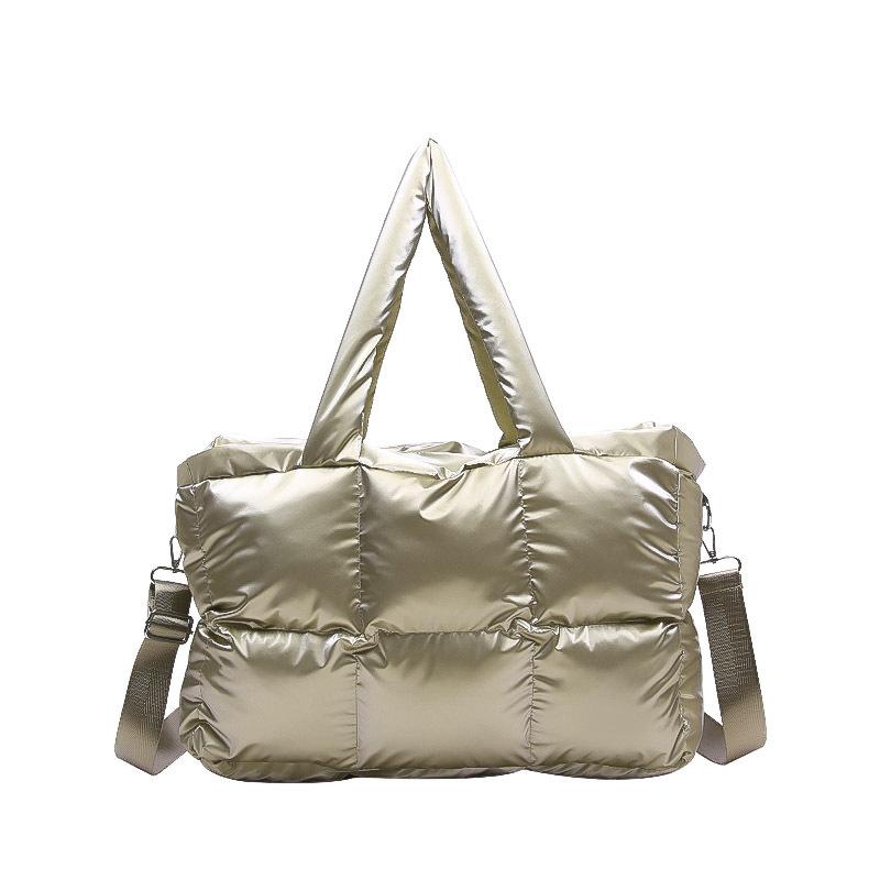 Wholesale Niche Fashionable Personalized Down Jacket Space Bag Trendy Versatile High-end Single Shoulder Messenger Women's Bag