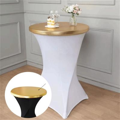 Wear Resistant Table Top Cover Dustproof Table Cloth Shiny Tablecloth Party Decoration
