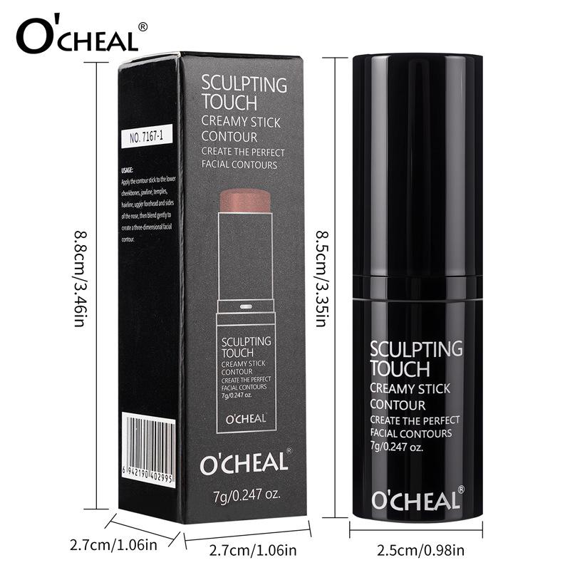 O'CHEAL Multi-use Contour, Blush, Highlight, Concealer & Shadow Makeup Stick