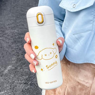 Thermos Cup Girls High-value Student Cup School Special Girl Heart Cute Water Cup Portable Direct Drinking Mouth