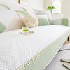 Cool Feeling Flower Slipcover Funda  Non-slip Ice Silk Sofa Cushion  Summer Home Couch Sofa Covers Mat