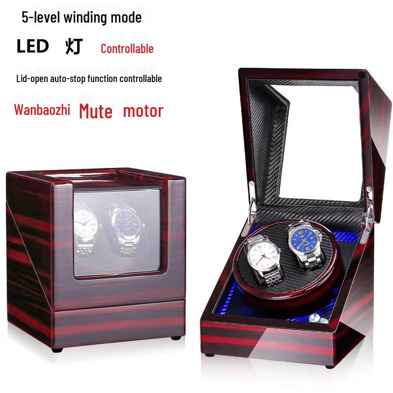High-Gloss Piano Paint Automatic Watch Winder and Storage Box