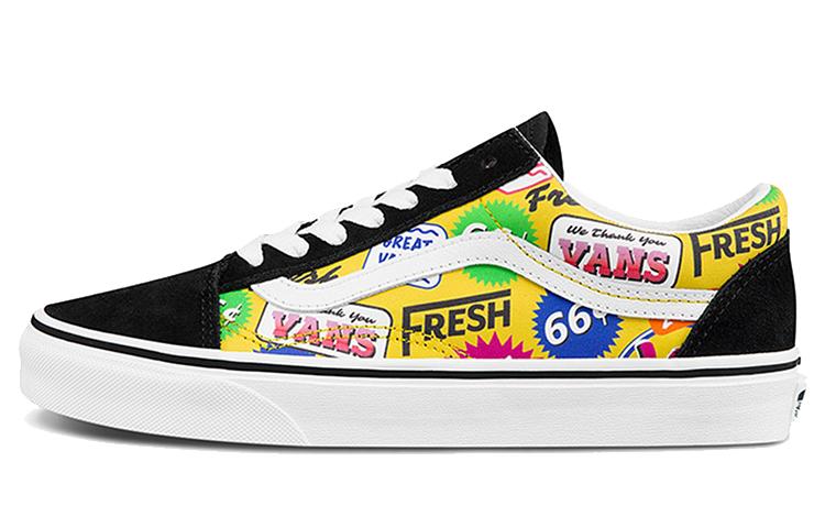 Vans Old Skool Цветные Буквы Разноцветный Multi Color VN0A3WKT4RR 36.5