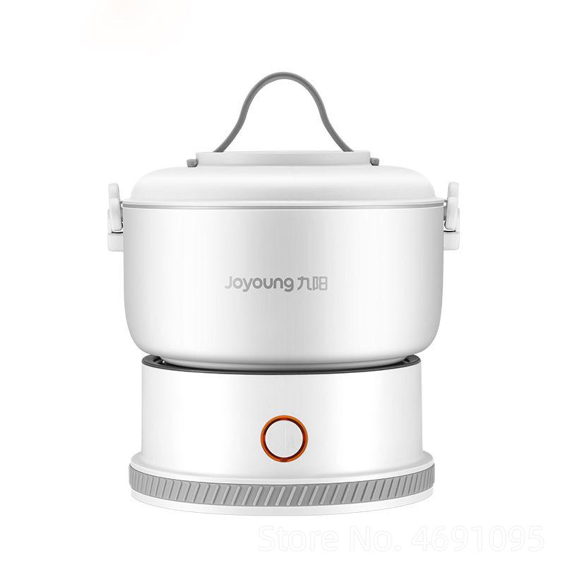 

1.2 л Складная электрическая кастрюля-мультиварка Мини портативная электрическая плита Раздельного типа Хот-пот Дорожная электрическая сковорода 220 В EU белый