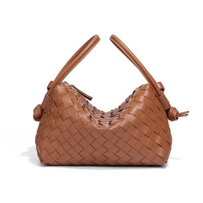 Dámská kabelka do ruky, Niche design, Všestranná, Ručně pletená taška, Personalizovaná a trendy, Jednoramenní crossbody taška na fotoaparát