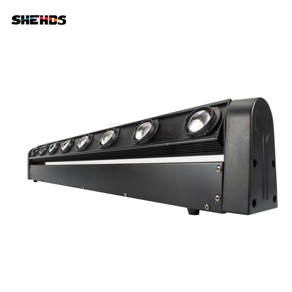 

SHEHDS 8x12W RGBW многоцветный светодиодный прожектор с вращающимся лучом и кейсом для транспортировки, быстрая доставка для диджейских сетов, место проведения, сильный дневной свет UK Plug