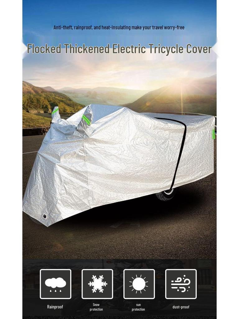 Universal Waterproof Thickened Electric Tricycle & Scooter Rain Cover