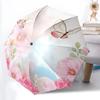 1pc Floral Butterflies Umbrella Portable Folding Umbrella Durable Iron Frame, Suitable for All Seasons Home Travel Outdoor Yy260319079
