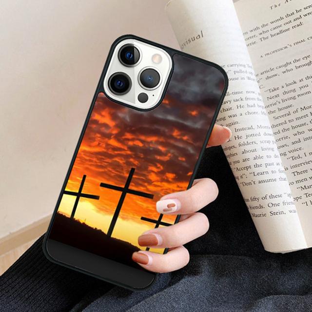 Bible Jesus Christ Christian Cross pattern Phone Case Cover for iPhone 17 Air 16 15 14 13 11 12 Pro Max Plus