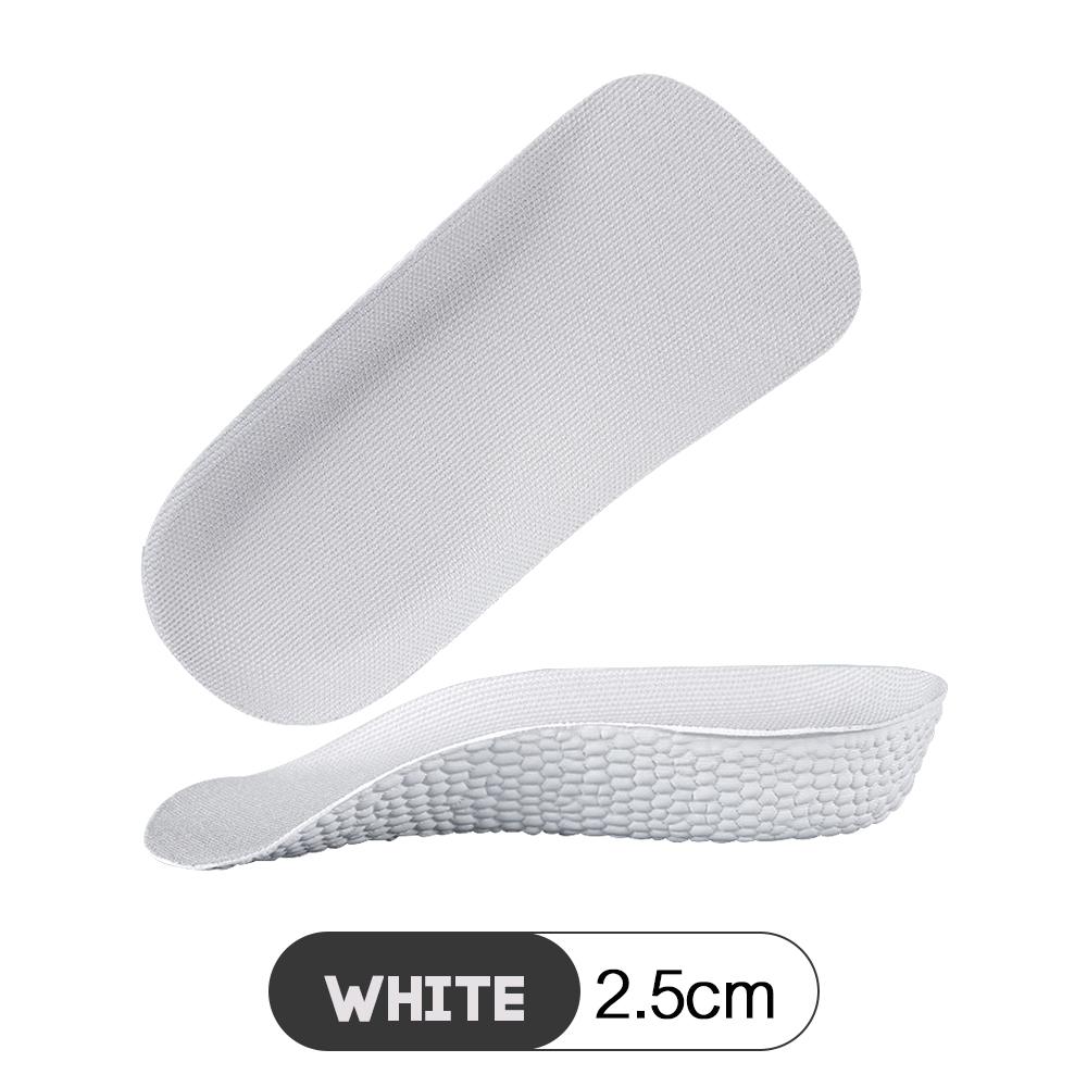 1.5-3.5CM Invisible Height Increasing Insole Orthopedic Arch Support Insole Soft Elastic Light Weight for Men Women Shoes Pads