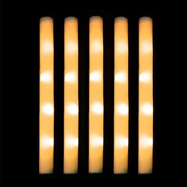 Świecące pałeczki LED, świecąca pianka, migające pałeczki, rurki do cheerleadingu, ciemne pałeczki świetlne na wesele, koncert, imprezę, karnawał, nowy rok