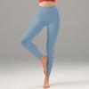 Yogahosen Sommer Neue High Waist Hip Sports Tights Hochelastische nackte Bauch Fitnesshose