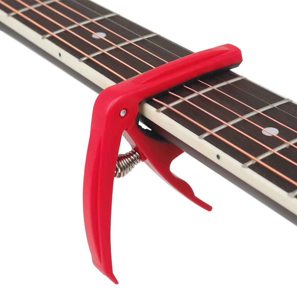 Universal Capo Guitar Accessories Quick Change Clamp Key Acoustic Classic Guitar Capo Ukulele Tuning Clamp for Guitar Parts