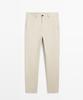Masimodutti Slim Fit Textured Pants