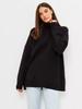 Autumn and Winter New Semi-turtleneck Street Simple Loose Knitted Jumper Ol Commuter Long-sleeved Sweater Women
