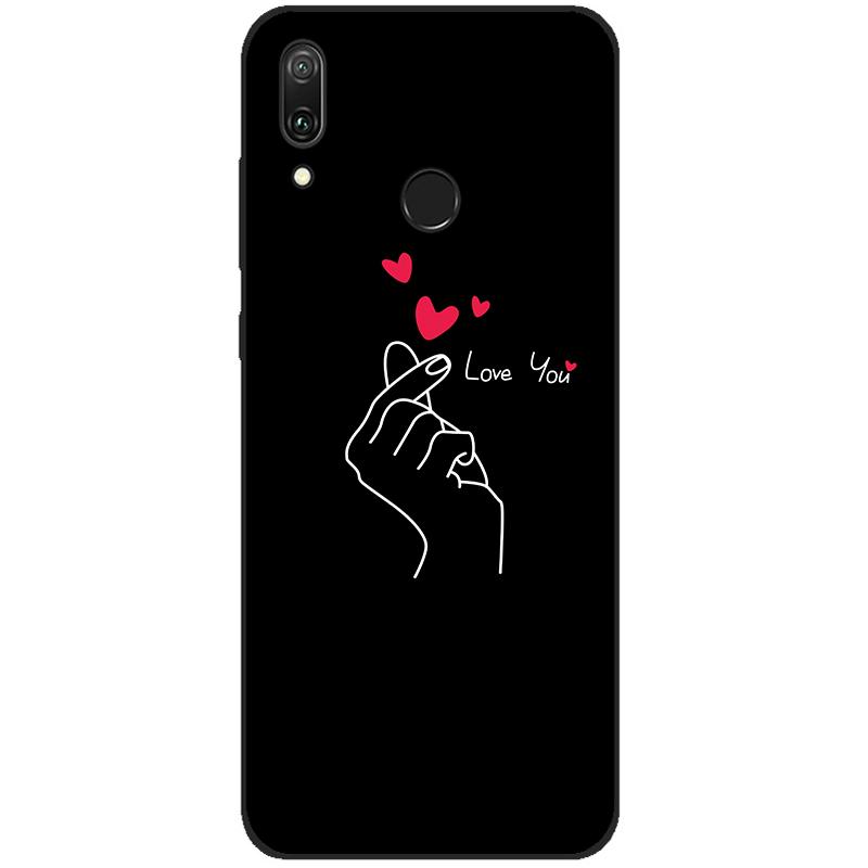 For Huawei Y7 2019 Case Y 7 2019 Silicone TPU Back Cover Protective Phone Case For Huawei Y7 Y7 Prime 2019 Bumper Fundas Coque