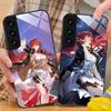 HSR Himeko Glass Mobile Phone Case for Samsung Galaxy S26 S25 S24 S23 S22 S21 S20 Note20 Plus FE Ultra Colorful Cover
