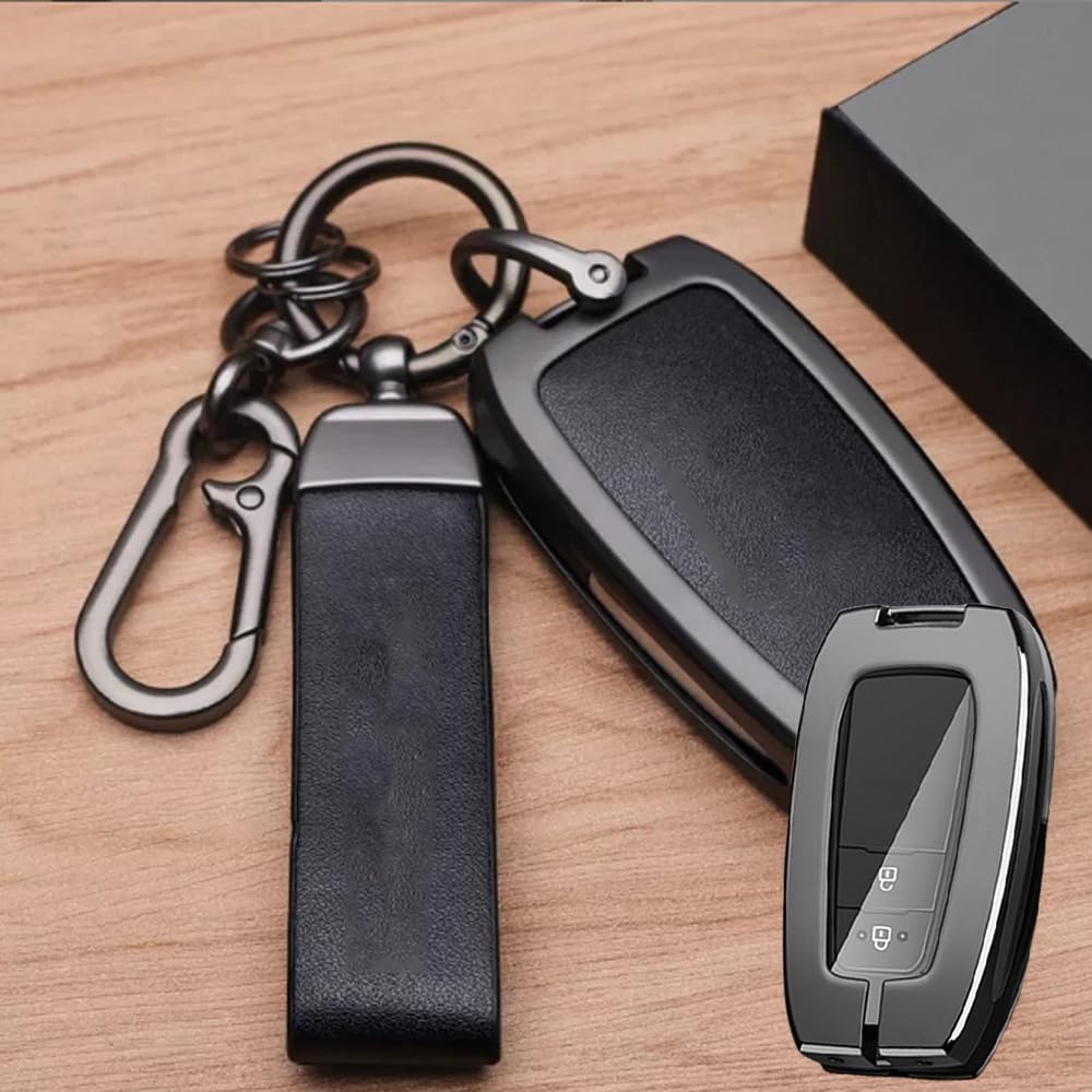 Toyota Dedicated Remote Control Key Case Key Cover Key Holder Aluminum Alloy Leather Fits